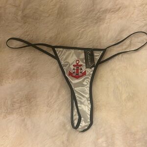 Escante G String Thong Anchor Lifesaver NWT PLUS